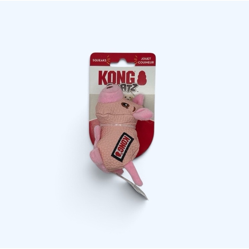 KONG Phatz Pig X-Small Squeaky Toss & Chew Dog Play Toy